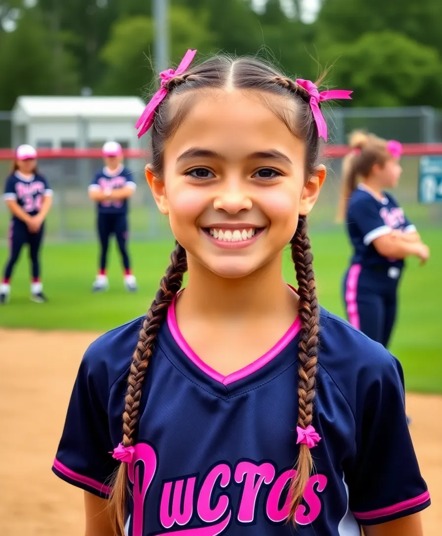 21 Amazing Cute Softball Hairstyles Ideas You Need to See - 1. Double Dutch Braids