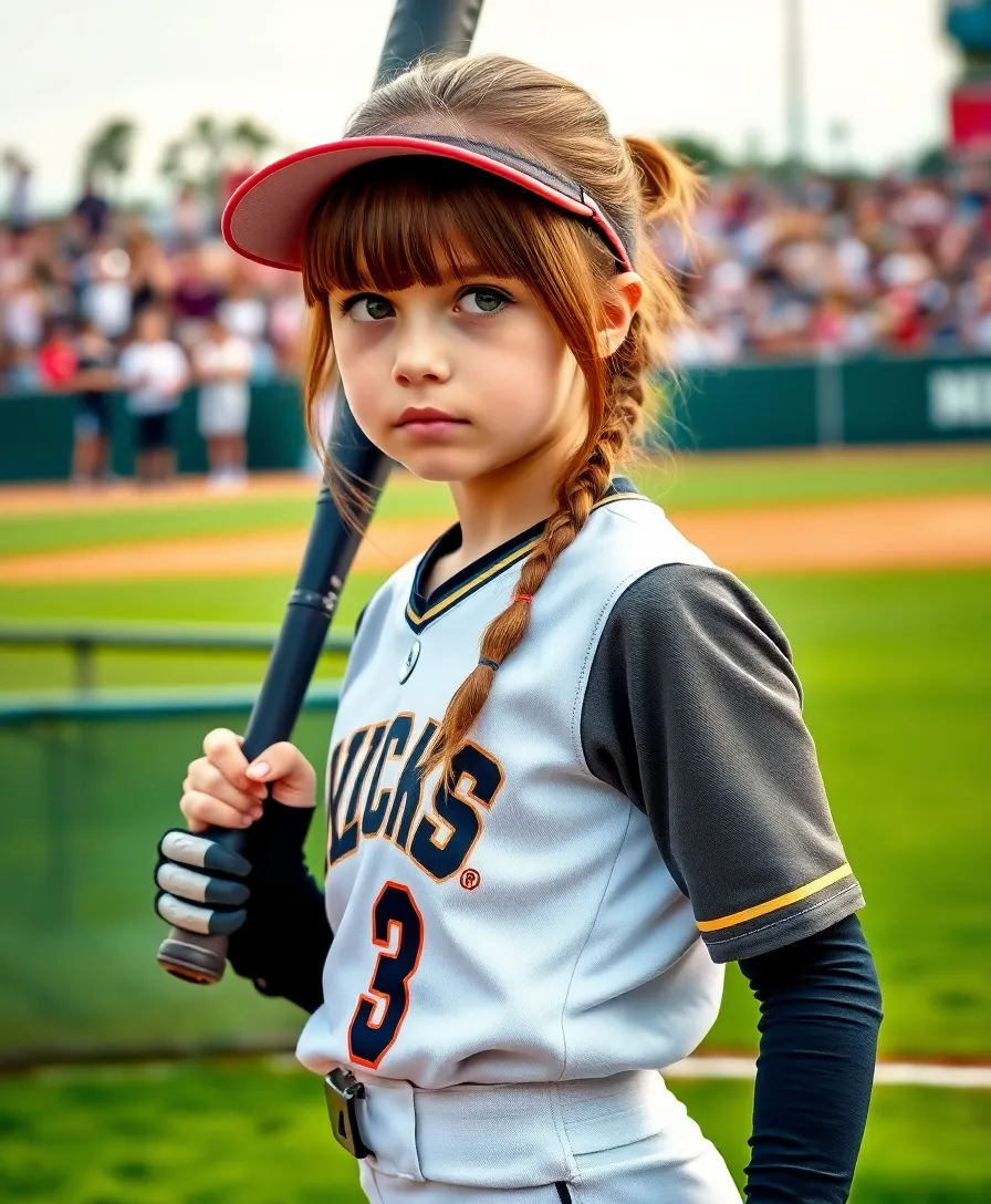 21 Amazing Cute Softball Hairstyles Ideas You Need to See - 19. Side Swept Bangs