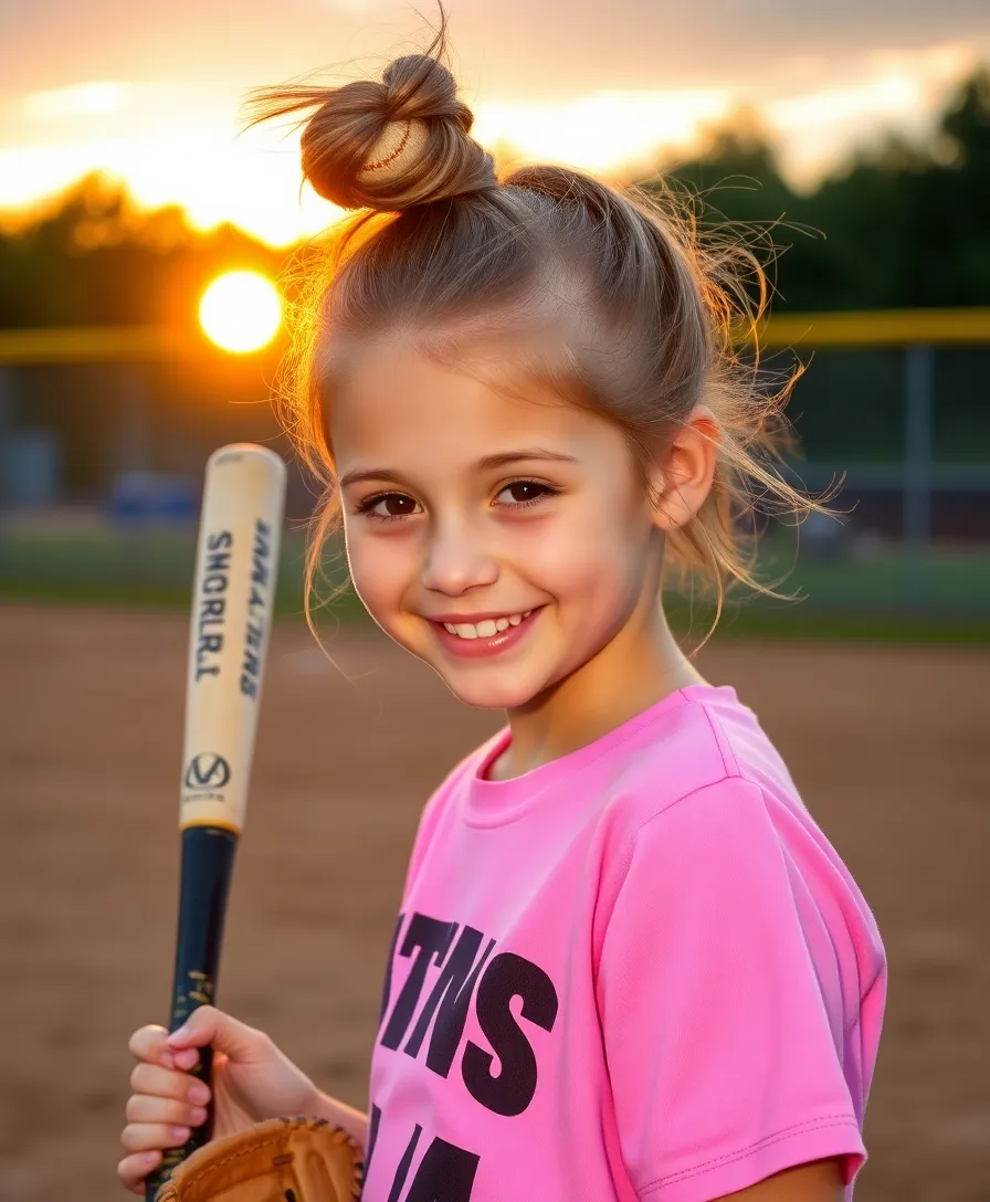 21 Amazing Cute Softball Hairstyles Ideas You Need to See - 4. Messy Bun