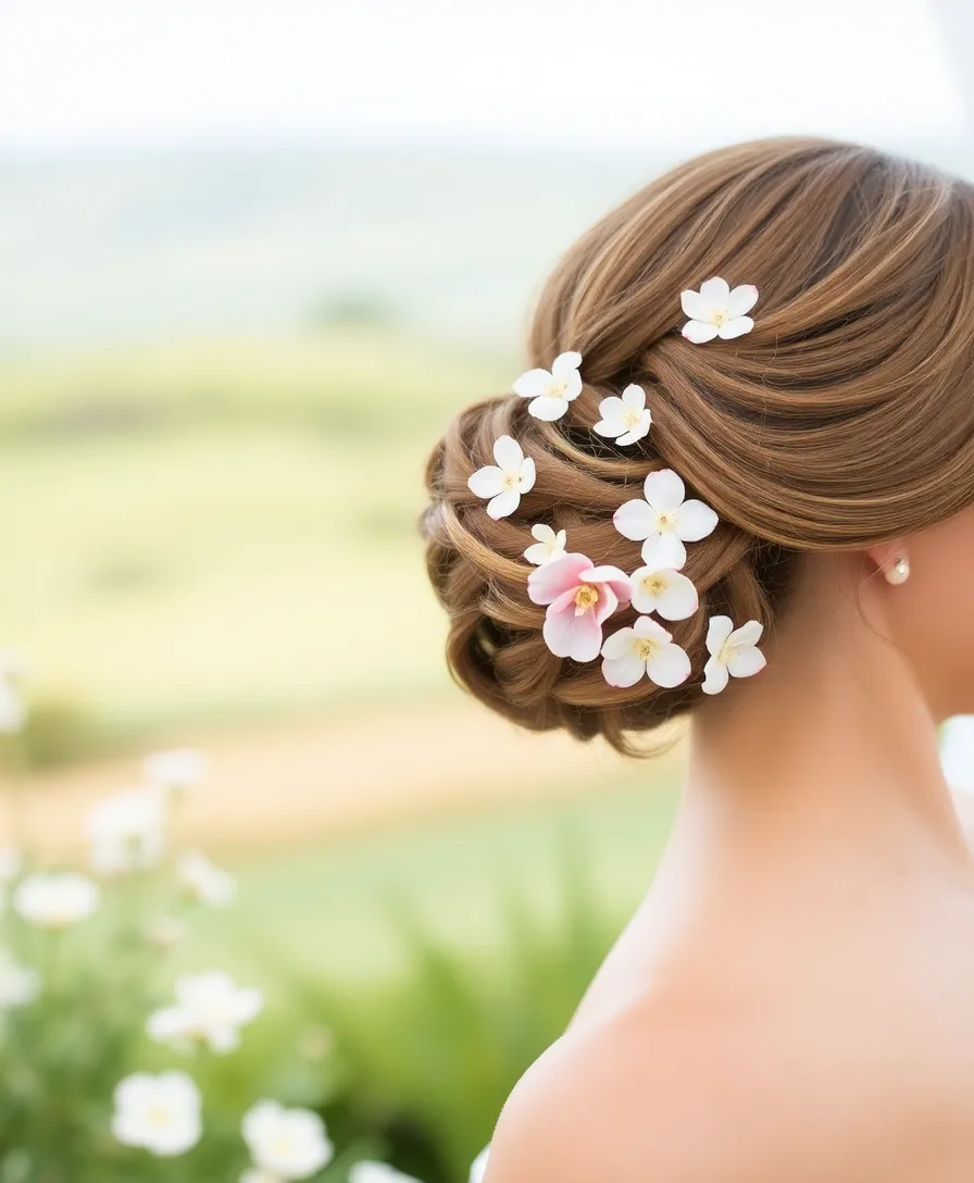 21 Stunning Headband Hairstyles Ideas You Will Love - 7. Romantic Updo with Delicate Headband