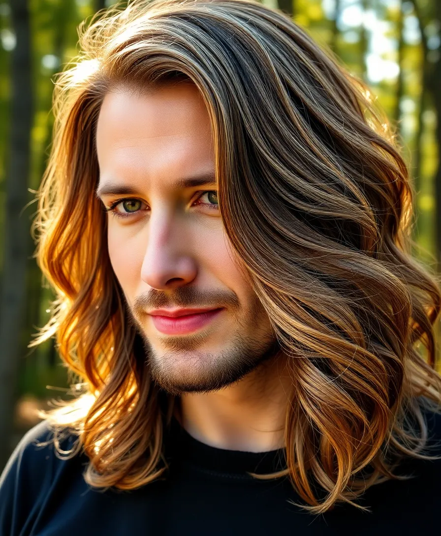 21 Beautiful Men's Long Hairstyles Ideas You Need to See - 1. The Classic Long Flow