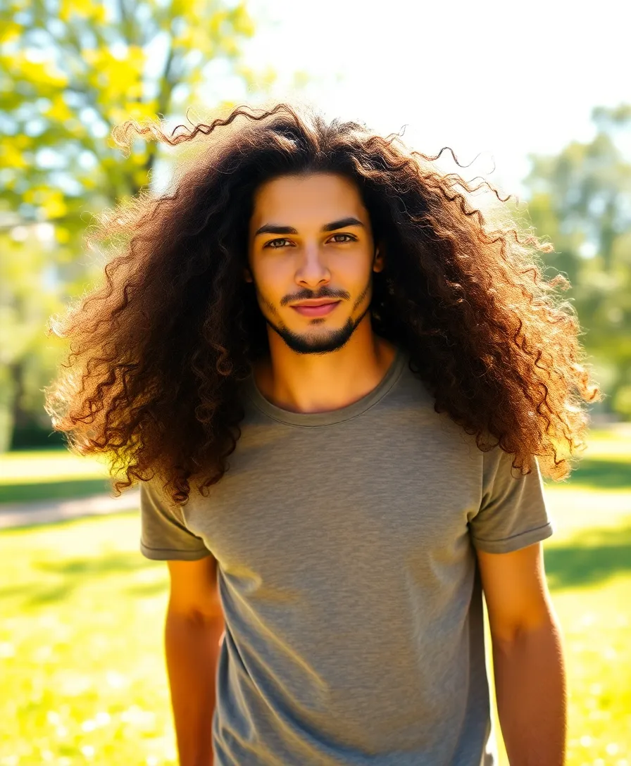 21 Beautiful Men's Long Hairstyles Ideas You Need to See - 10. The Long Curly Locks