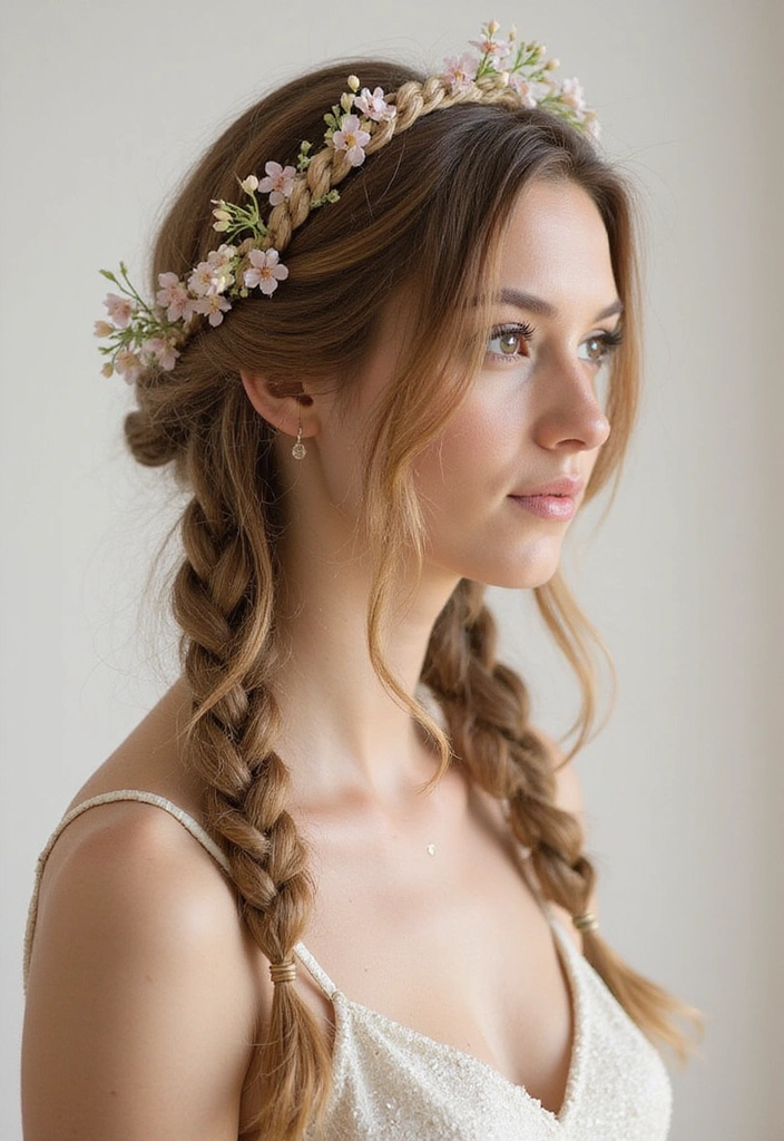 21 Stunning Formal Hairstyles That Will Leave You Speechless (Wait Until You See #12!) - 20. Twisted Halo Braid