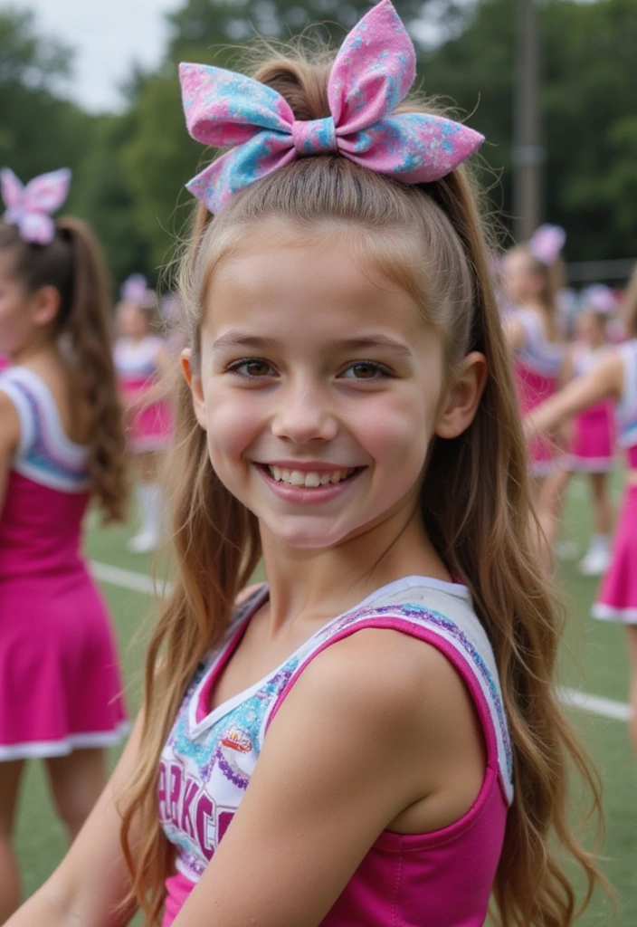 15 Cheerleading Hairstyles That Will Make You the Star of the Squad! - 5. Half-Up Bow