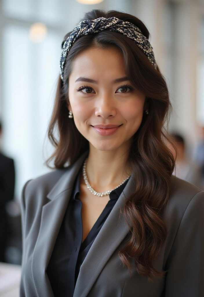 21 Headband Hairstyles That Will Transform Your Look Instantly (You Won't Believe #15!) - 13. The Twist and Pin