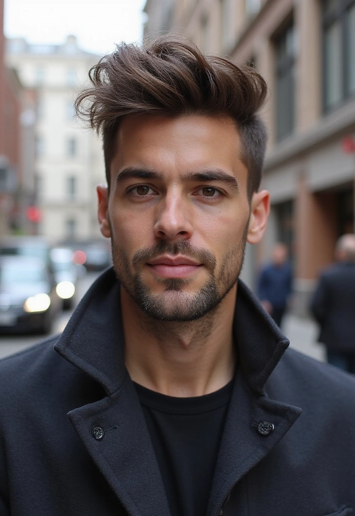 21 Long Hairstyles for Men That Will Turn Heads (You Won't Believe #12!) - 13. The Textured Quiff