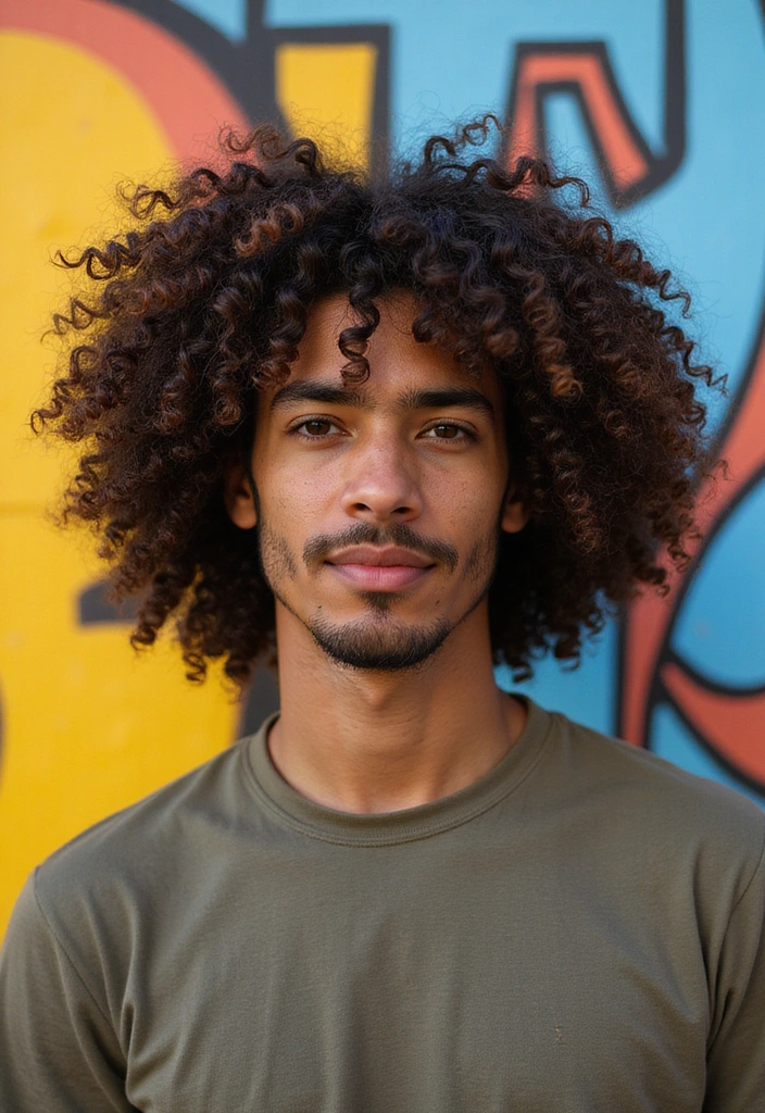 21 Long Hairstyles for Men That Will Turn Heads (You Won't Believe #12!) - 8. The Curly Mane