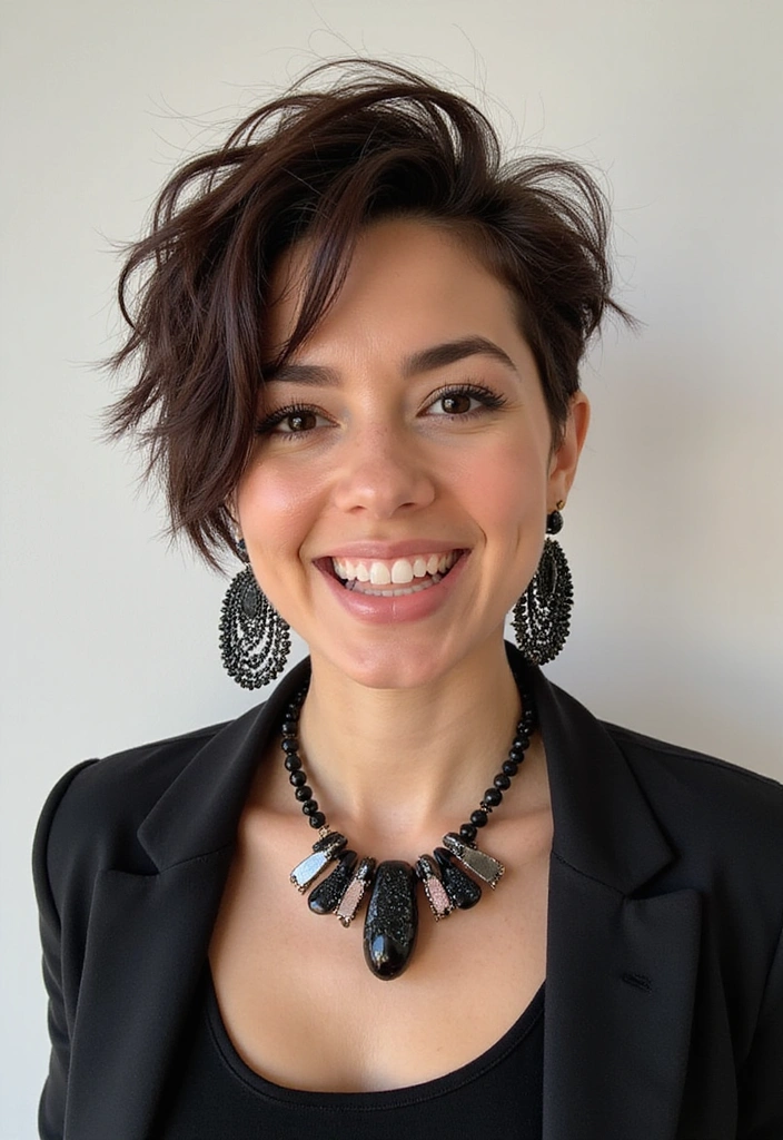21 Long Pixie Haircuts That Will Transform Your Look Instantly! - 5. Choppy Long Pixie