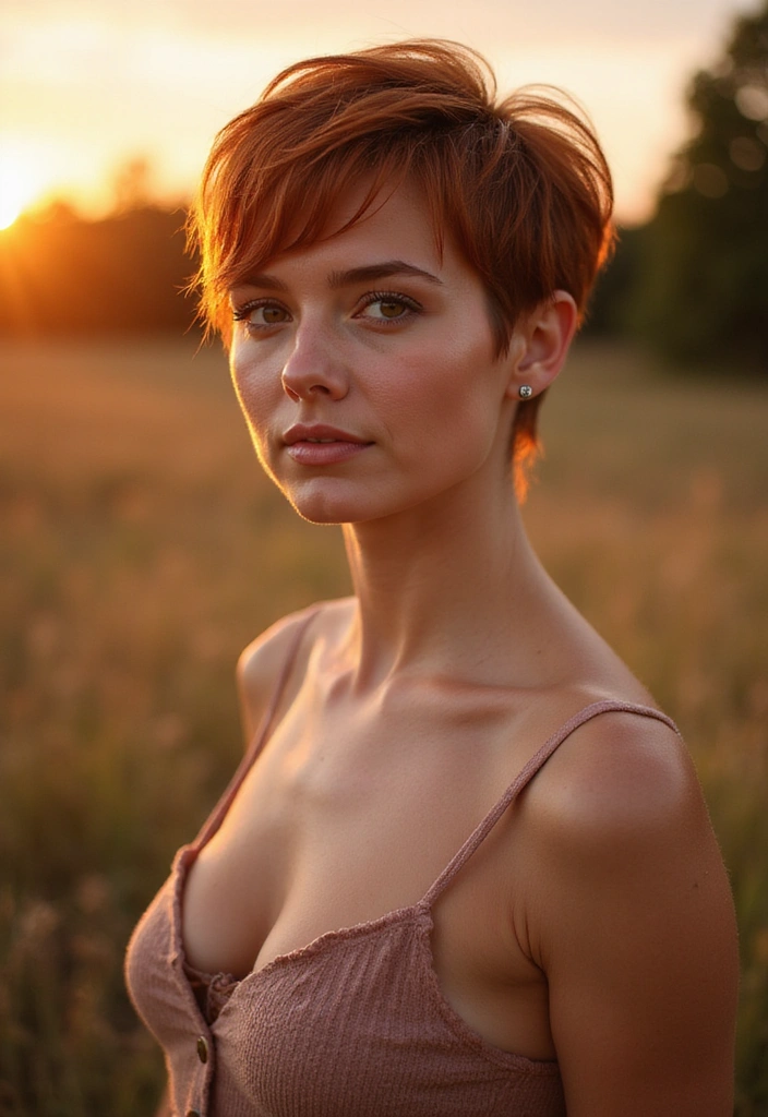 21 Pixie Bob Haircuts That Will Make You Want to Chop It All Off! - 17. Sunset Pixie Bob