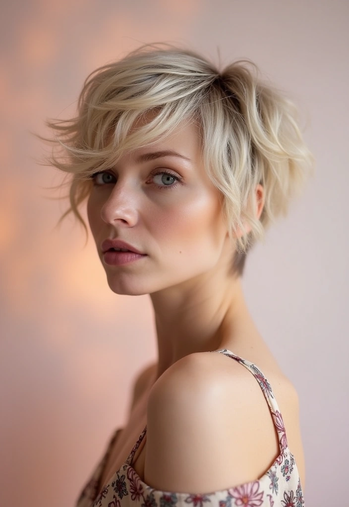 21 Longer Pixie Haircuts That Will Make You Want to Chop It All Off! - 7. Pixie with Feathered Layers