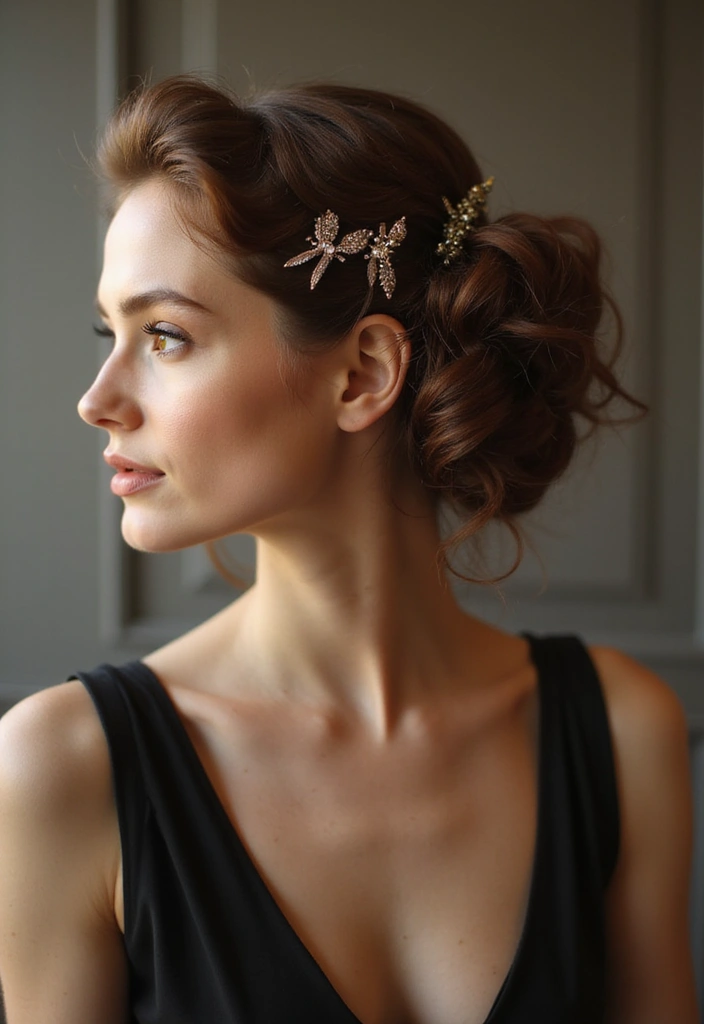 21 Stunning Formal Haircut Ideas That Will Make You the Belle of the Ball! - 16. Vintage Updo