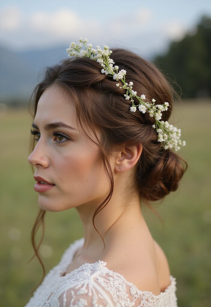 21 Stunning Formal Haircut Ideas That Will Make You the Belle of the Ball! - 15. Halo Braid
