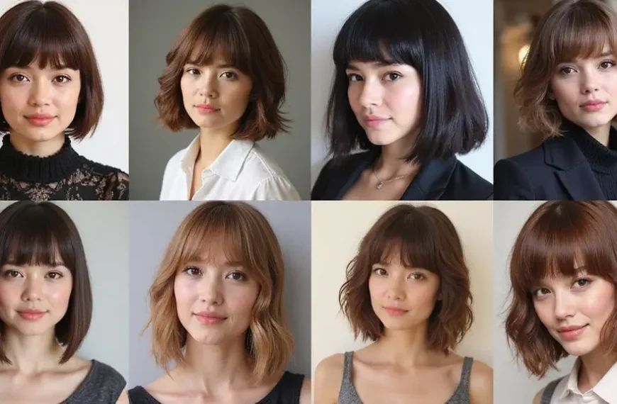 20+ Bob Haircut with Bangs: The Effortlessly Chic Style You’ll Want ASAP
