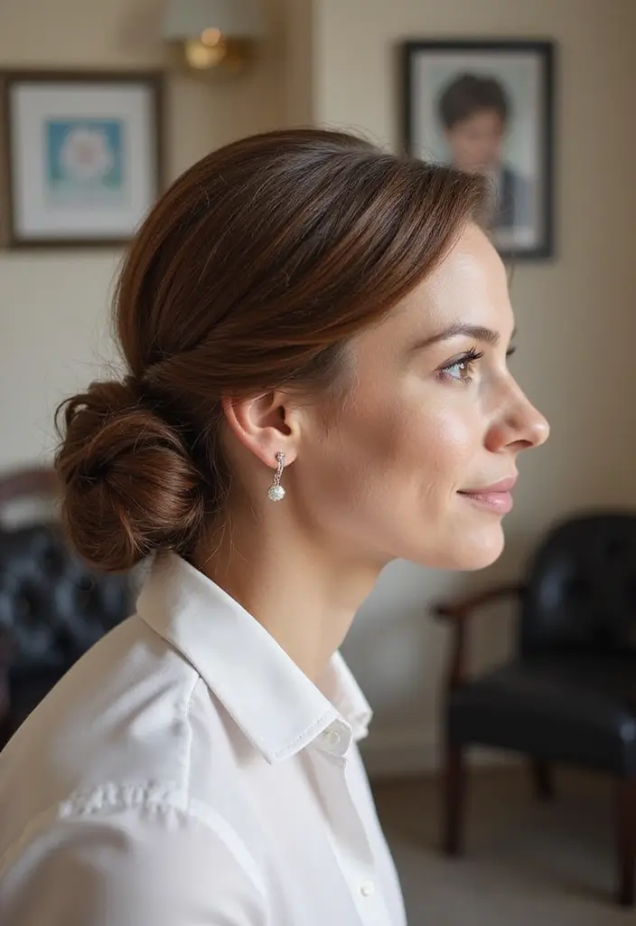 21 Stunning Hairstyles for Curly Hair That Will Turn Heads (You Won't Believe #14!) - 3. Sleek Low Bun