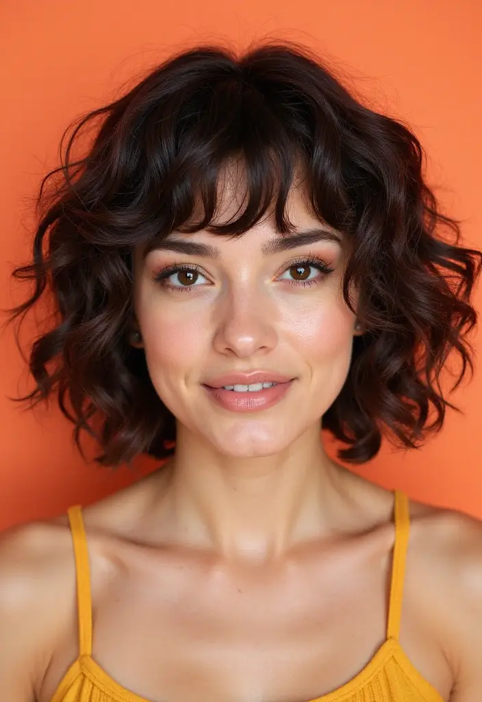 22 Short Curly Hairstyles That Will Make You the Center of Attention! - 3. Short Curly Shag