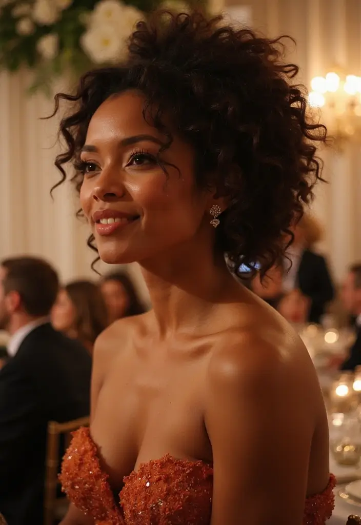 22 Cute Curly Hairstyles That Will Transform Your Look Instantly! - 14. Super Curly Updo